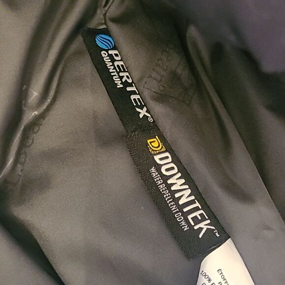 L.L.Bean Mountain Classic Water Repellant Down Puffer Jacket Black Size L - Picture 12 of 14